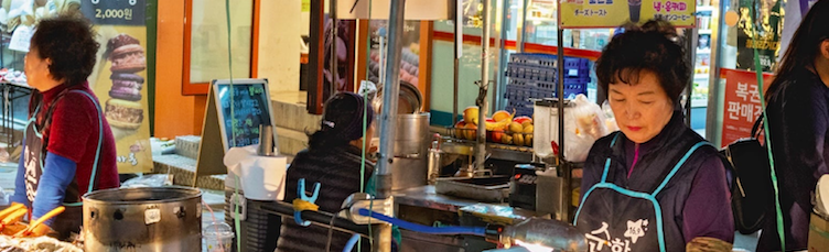 La Corée des rues  qui mangent